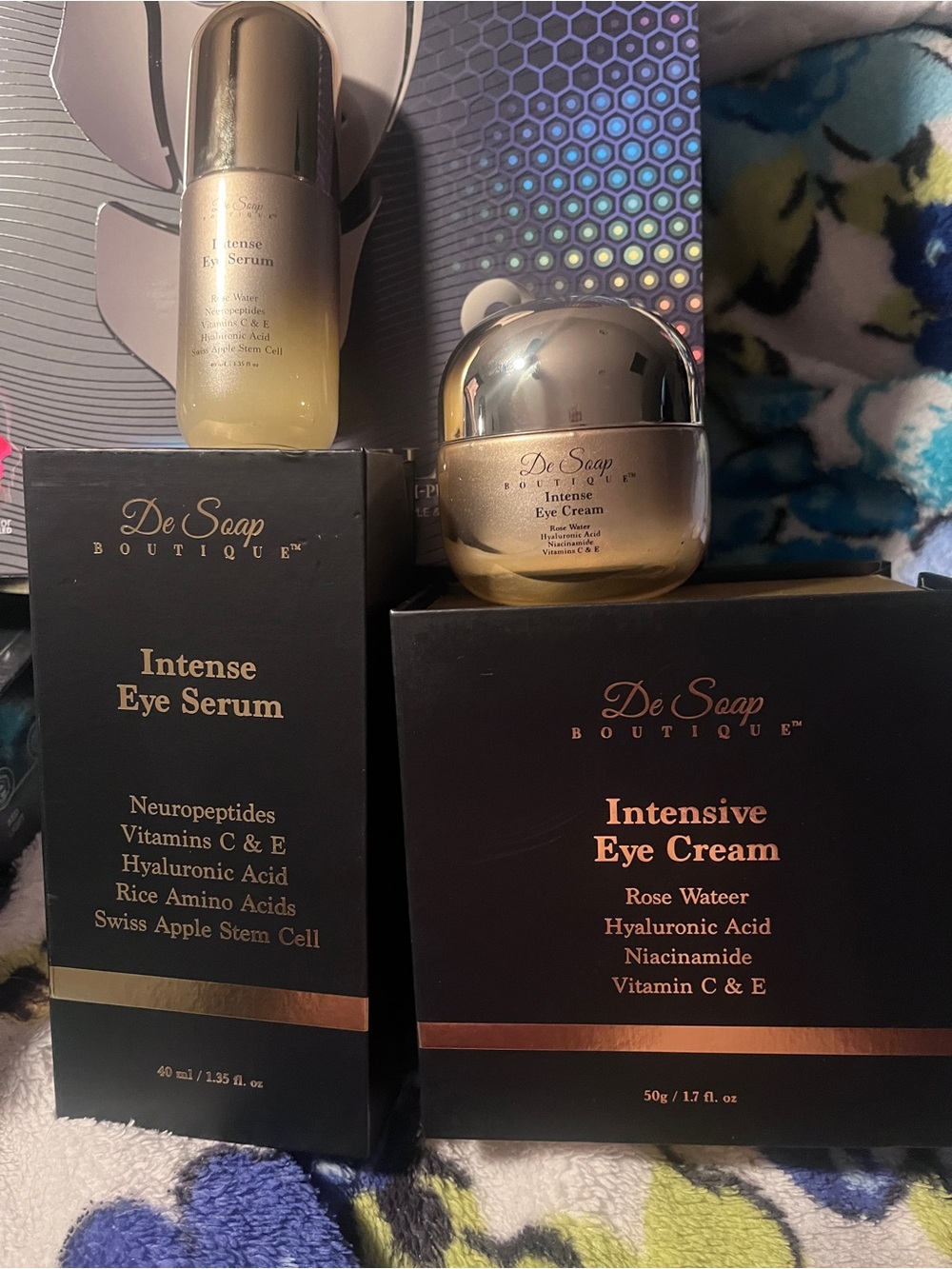 De Soap Boutique Intense Eye Serum & Eye Cream Duo - New!